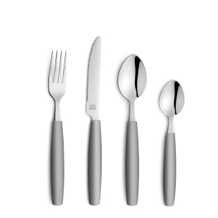 VALOA Besteckset 16-teilig grau