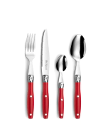 Lou Laguiole  COMPTOIR Cutlery Set 24-pieces red