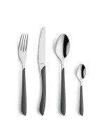 Kuppels  PRISMA Cutlery Set 24-pieces dark grey
