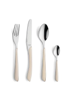 Kuppels  PRISMA Cutlery Set 24-pieces off white
