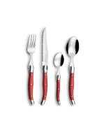 Lou Laguiole  TRADITION Cutlery Set 24-pieces red