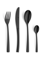 Paul Wirths  SWING Cutlery Set 4-pieces PVD black