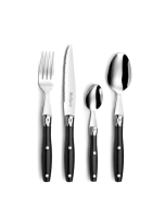 Lou Laguiole  COMPTOIR Cutlery Set 24-pieces black