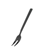 black [product_cutlery_type] [product_knife_type] 18/10 BUFFET Aufschnittgabel PVD schwarz 